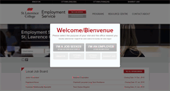 Desktop Screenshot of employmentservice.sl.on.ca